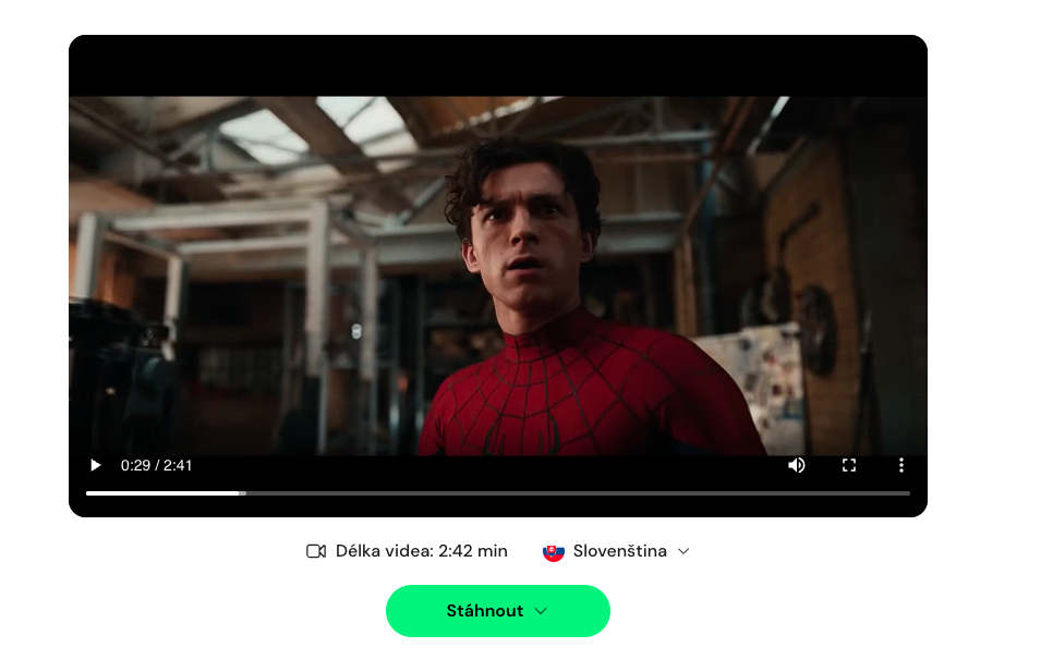 Vygenerované video s AI dabingem